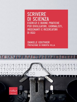 cover image of Scrivere di scienza
